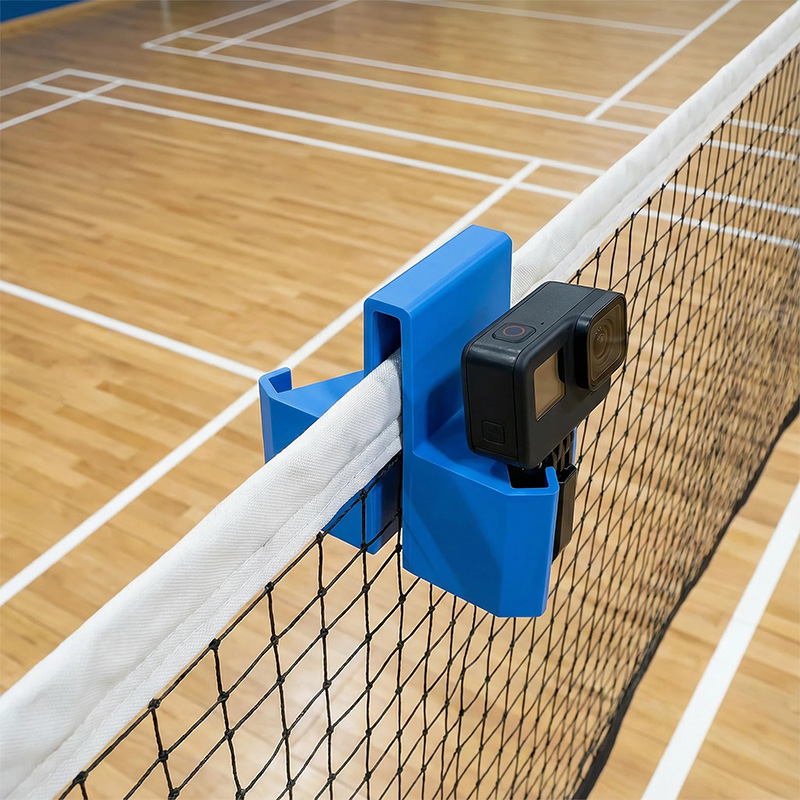 Badminton Video - Support de caméra pratique pour filet