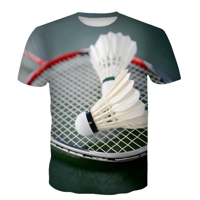 Badminton T-Shirts volant impr - Badminton Wallpaper avis et prix