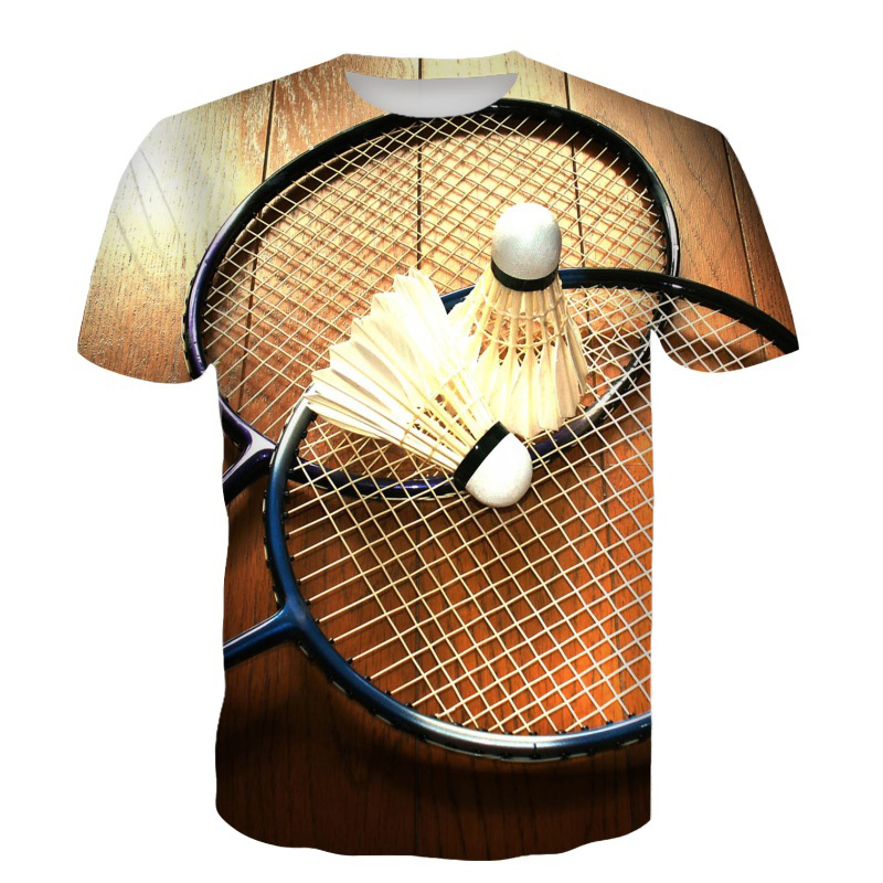 Badminton T-Shirts volant impr - Badminton Wallpaper avis et prix