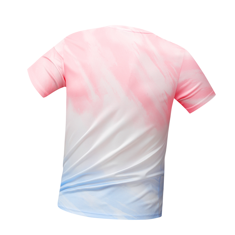 T-shirt de sport à manches cou - Badminton Wallpaper avis et prix